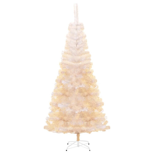 VidaXL (White, 180 cm) vidaXL Artificial Christmas Tree with Iridescent Tips Green PVC Multi Sizes 1