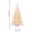 VidaXL (White, 180 cm) vidaXL Artificial Christmas Tree with Iridescent Tips Green PVC Multi Sizes 6
