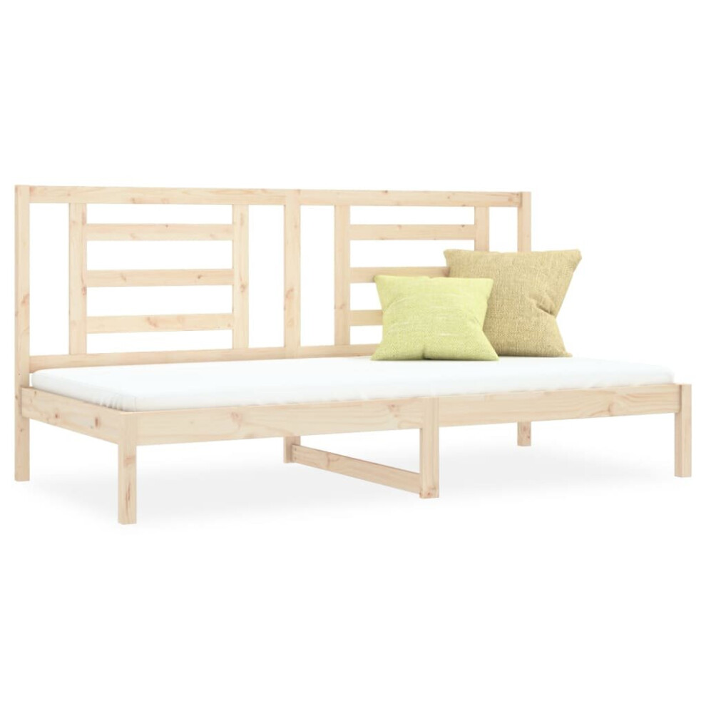 (Brown, 90 x 200 cm (W x L)) vidaXL Solid Wood Pine Day Bed Daybed Couch Multi Colours 80x200 cm/90x200 cm