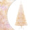 VidaXL (White, 180 cm) vidaXL Artificial Christmas Tree with Iridescent Tips Green PVC Multi Sizes 1