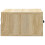 VidaXL (Sonoma oak, 1) vidaXL 1/2x Wall-mounted Bedside Cabinet Floating Bedside Unit Multi Colours 7