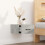 VidaXL (Concrete grey, 1) vidaXL 1/2x Wall-mounted Bedside Cabinet Floating Bedside Unit Multi Colours 3
