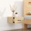 VidaXL (Sonoma oak, 1) vidaXL 1/2x Wall-mounted Bedside Cabinet Floating Bedside Unit Multi Colours 3