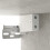 VidaXL (Concrete grey, 2) vidaXL 1/2x Wall-mounted Bedside Cabinet Floating Bedside Unit Multi Colours 9