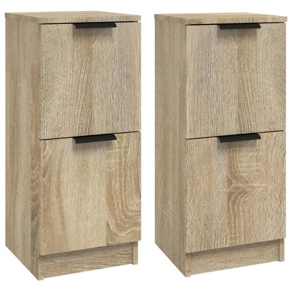 (Sonoma oak, 2) vidaXL Sideboards Cupboard Storage Cabinet Home Organiser Engineered Wood