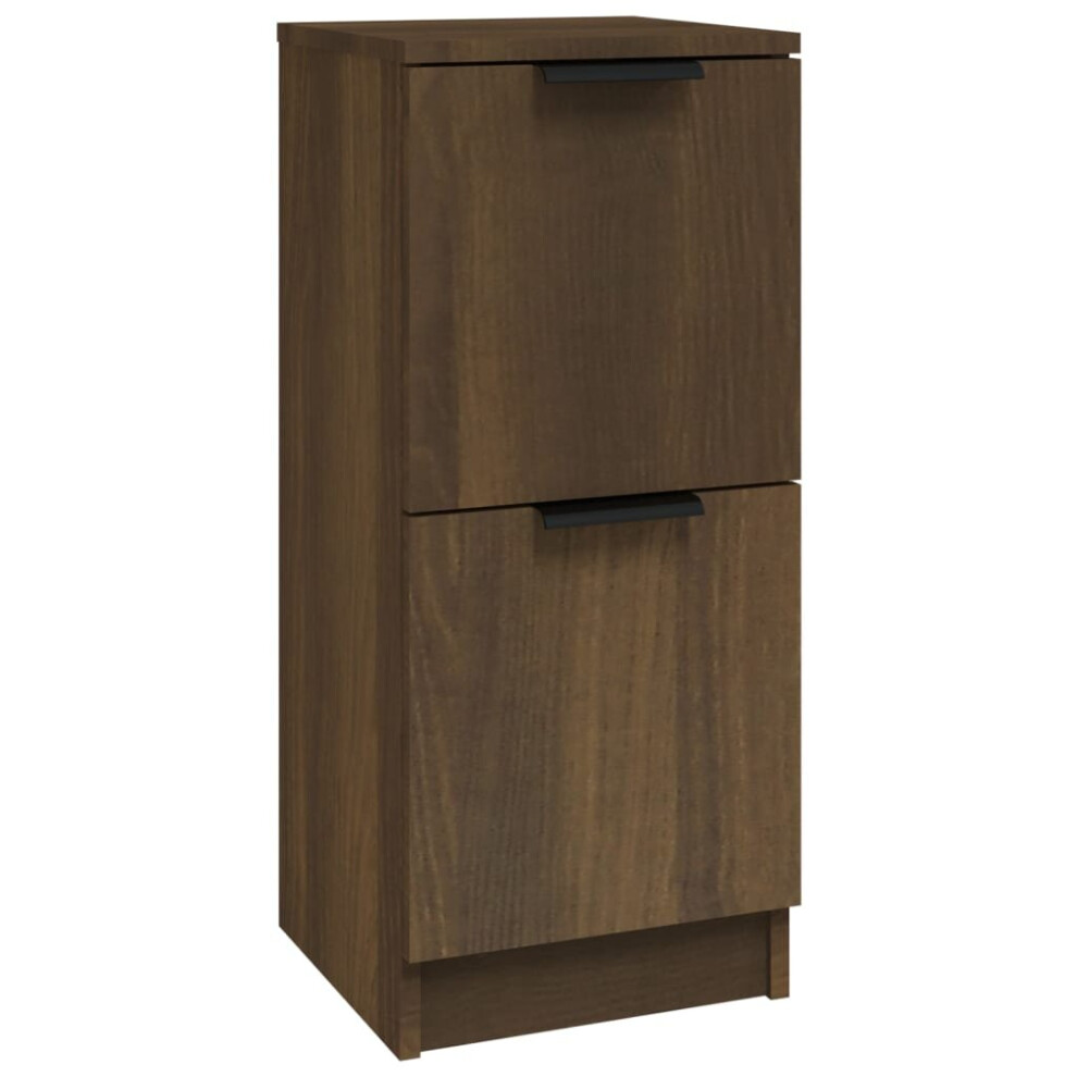 (Brown oak, 1) vidaXL Sideboards Cupboard Storage Cabinet Home Organiser Engineered Wood