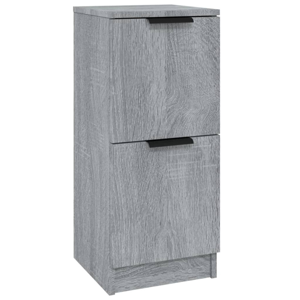 VIDAXL Sideboard - 2 Door - Grey - Sonoma Wood - Image 4