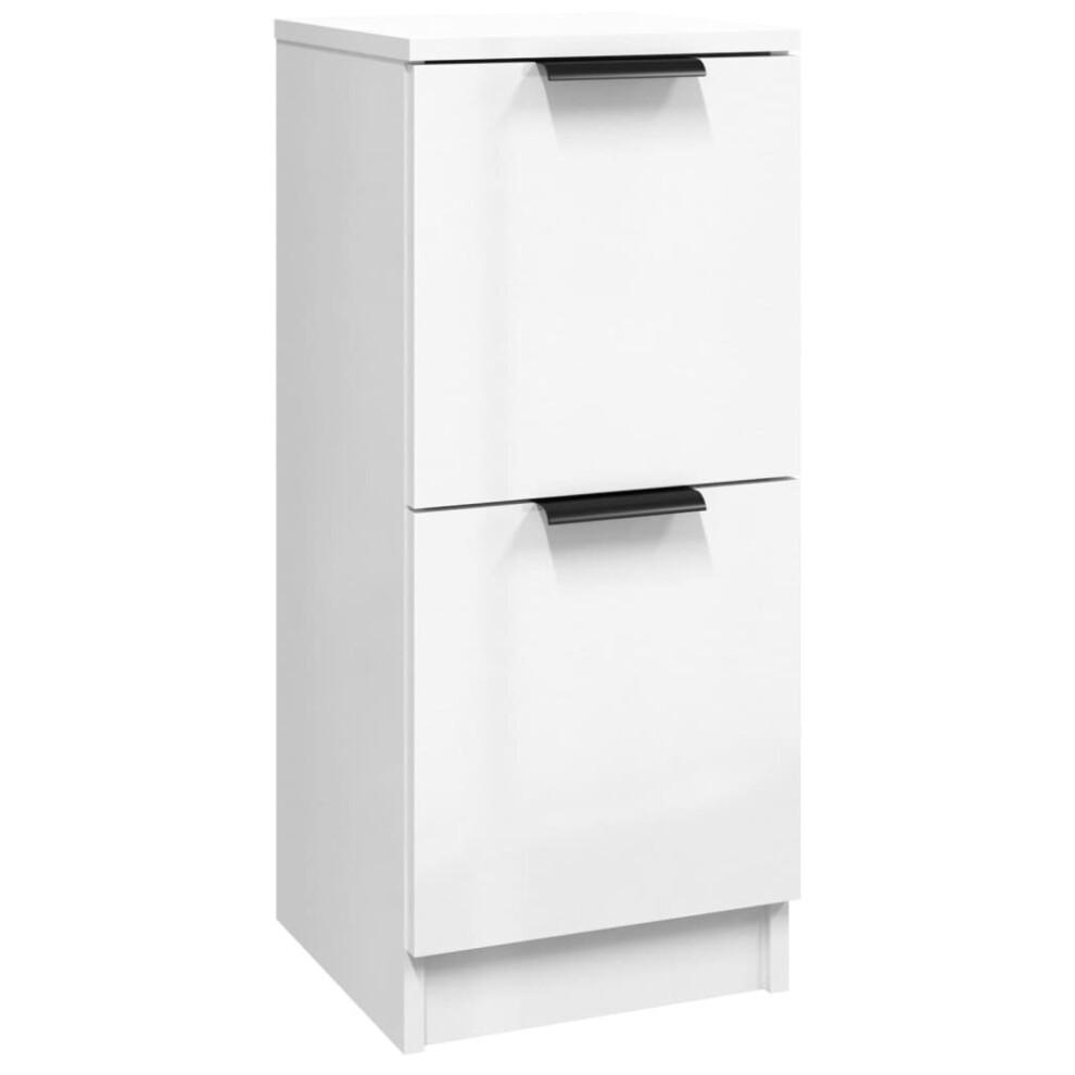 (High gloss white, 1) vidaXL Sideboards Cupboard Storage Cabinet Home Organiser Engineered Wood