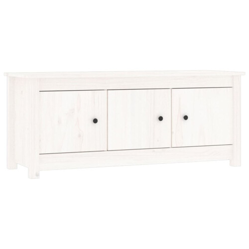 VidaXL (White) vidaXL Solid Wood Pine Shoe Cabinet Hallway Shoe Storage Rack Multi Colours