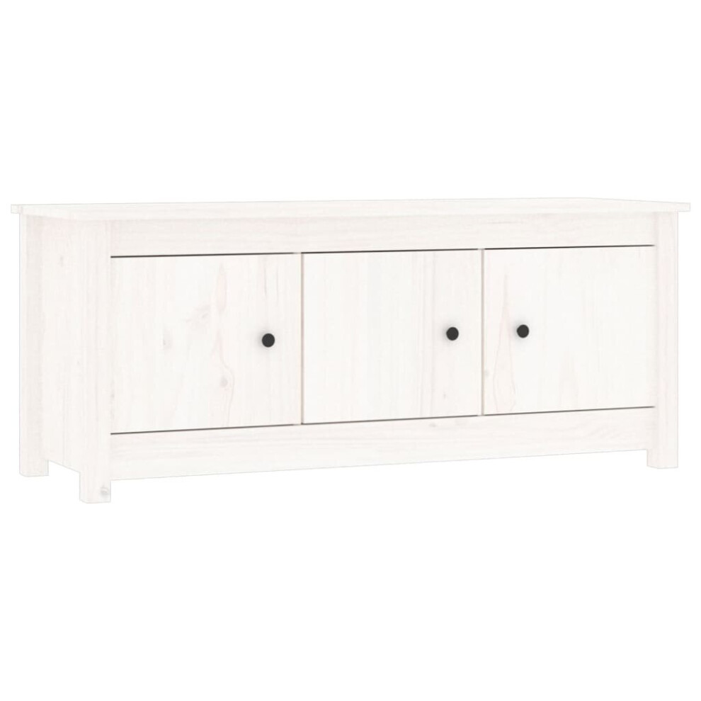 Vidaxl (White) Solid Wood Pine Shoe Cabinet Hallway Shoe Storage Rack Multi Colours