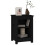 VidaXL (Black, 1) vidaXL 1/2x Solid Wood Pine Bedside Cabinet Nightstand End Table Multi Colours 5