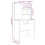 VidaXL vidaXL Schminktisch-Set Räuchereiche 74,5x40x141 cm 4