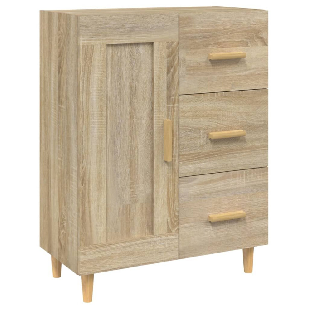 (Sonoma oak) vidaXL Sideboard Engineered Wood Side Cabinet Home Organiser Multi Colours