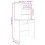 VidaXL (White) vidaXL Dressing Table Set HomeVanity Table Makeup Vanity Desk Cosmetic Table 9