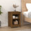 VidaXL (Honey brown, 2) vidaXL 1/2x Solid Wood Pine Bedside Cabinet Nightstand End Table Multi Colours 8
