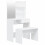 VidaXL (White) vidaXL Dressing Table Set HomeVanity Table Makeup Vanity Desk Cosmetic Table 1