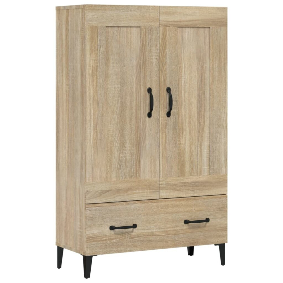 Vidaxl (Sonoma Oak) Highboard Engineered Wood High Sideboard Buffet Cabinet Multi Colours