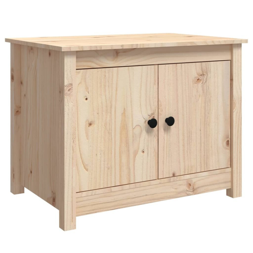 Vidaxl (Brown) Solid Wood Pine Coffee Table Side Centre Accent End Table Multi Colours Brown