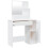 VidaXL (White) vidaXL Dressing Table Set Bedroom Makeup Table Vanity Desk Cosmetic Table 5