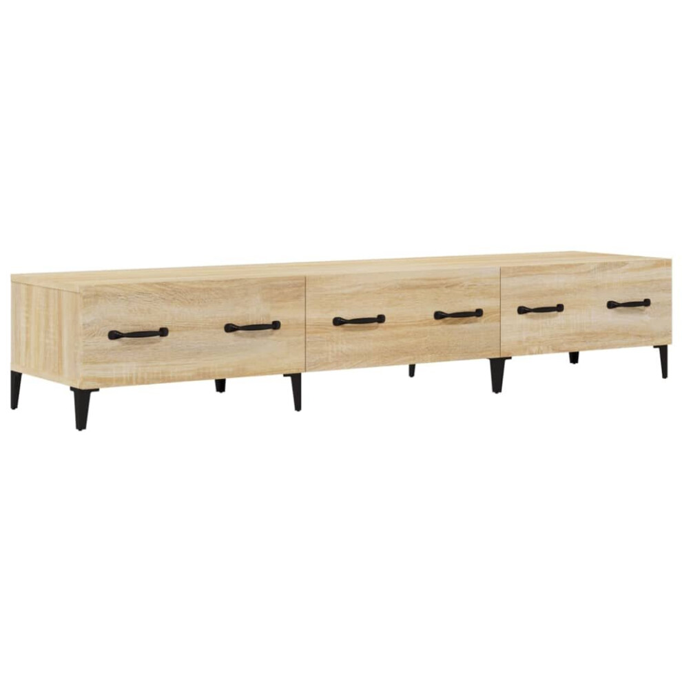 (Sonoma oak) vidaXL TV Cabinet Engineered Wood TV Console Cabinet Sideboard Multi Colours