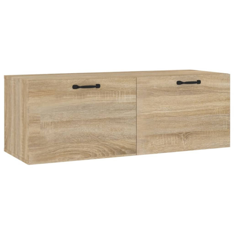 Vidaxl (Sonoma Oak) Wall Cabinet Engineered Wood Floating Tv Unit Cabinet Multi Colours