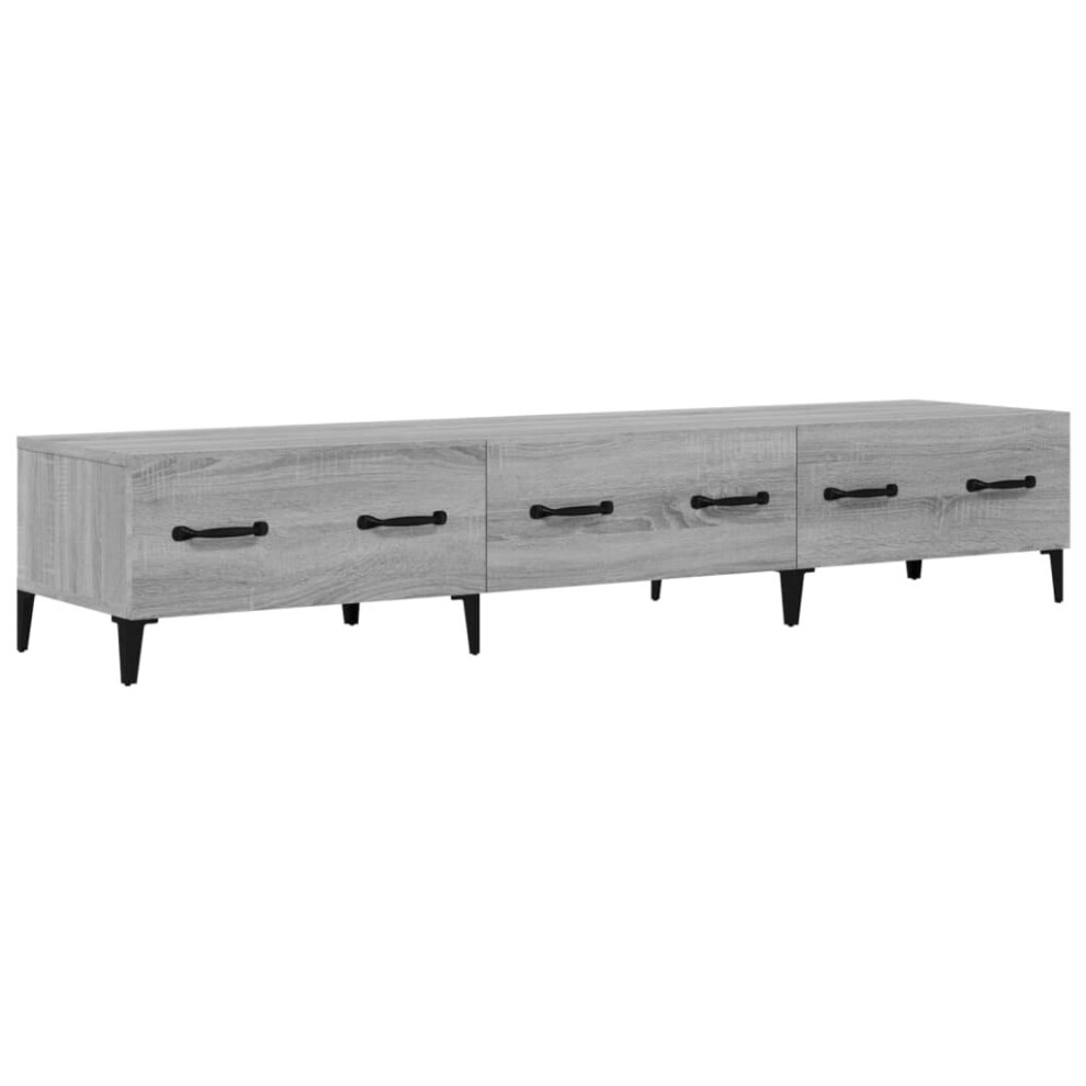 (Grey sonoma) vidaXL TV Cabinet Engineered Wood TV Console Cabinet Sideboard Multi Colours