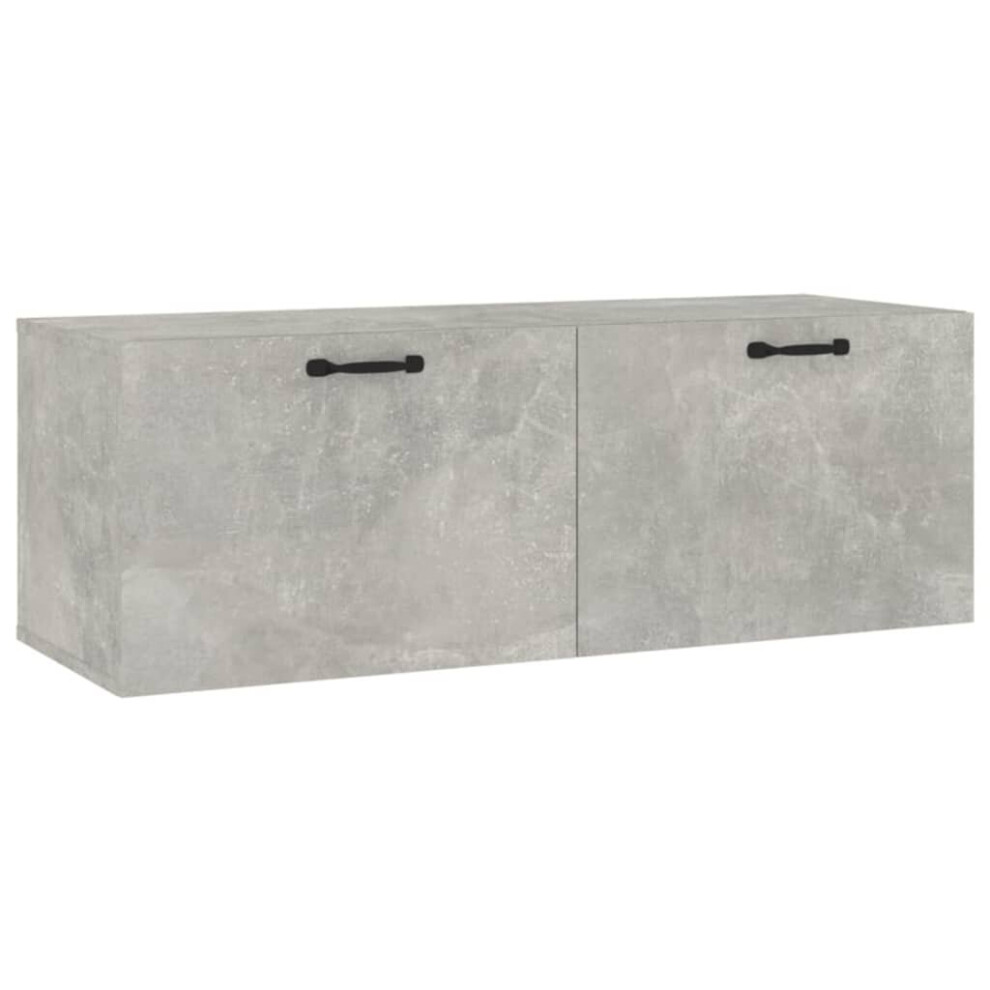 Vidaxl (Concrete Grey) Wall Cabinet Engineered Wood Floating Tv Unit Cabinet Multi Colours