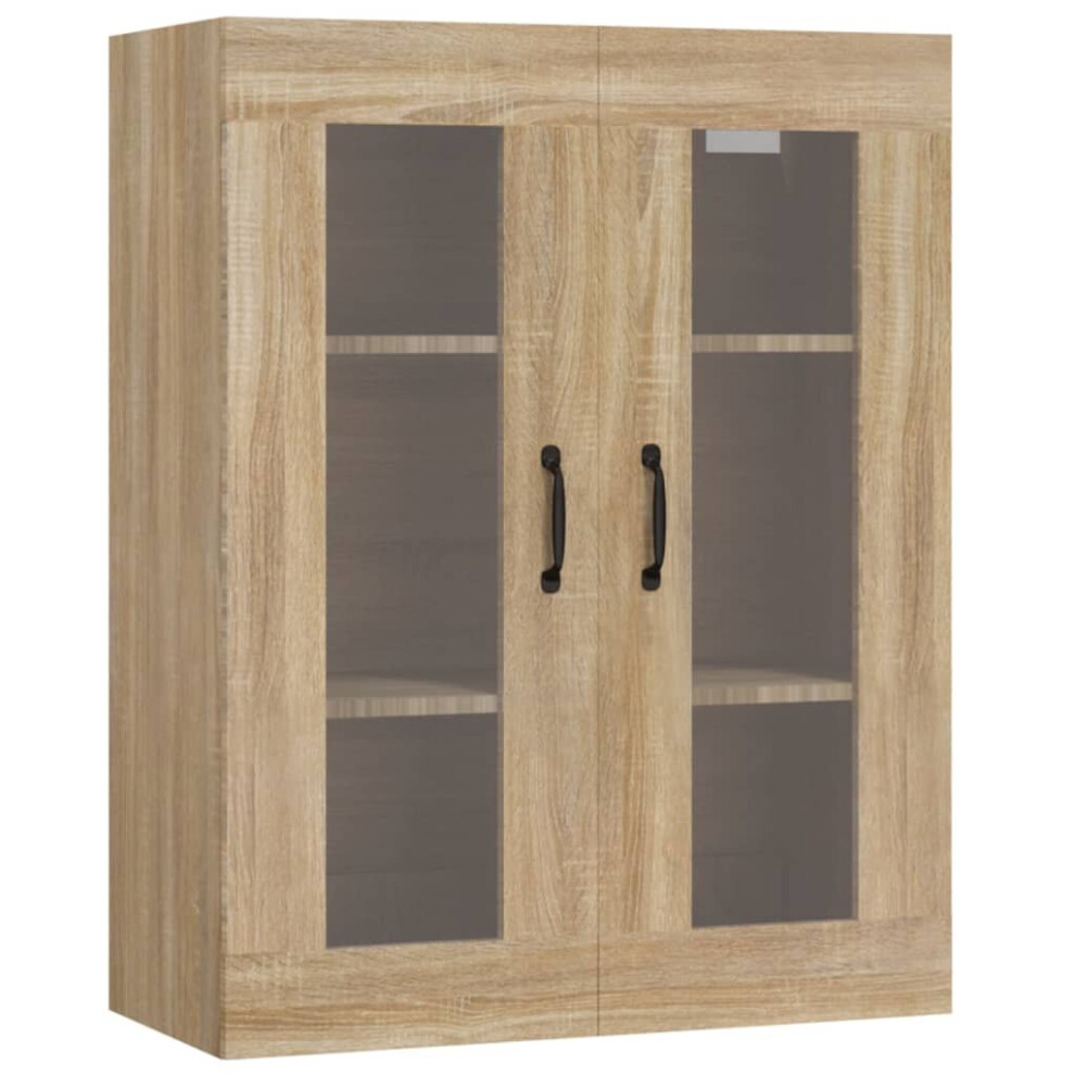 (Sonoma oak) vidaXL Hanging Wall Cabinet Indoor Wall Mounted Storage Cabinet Multi Colours