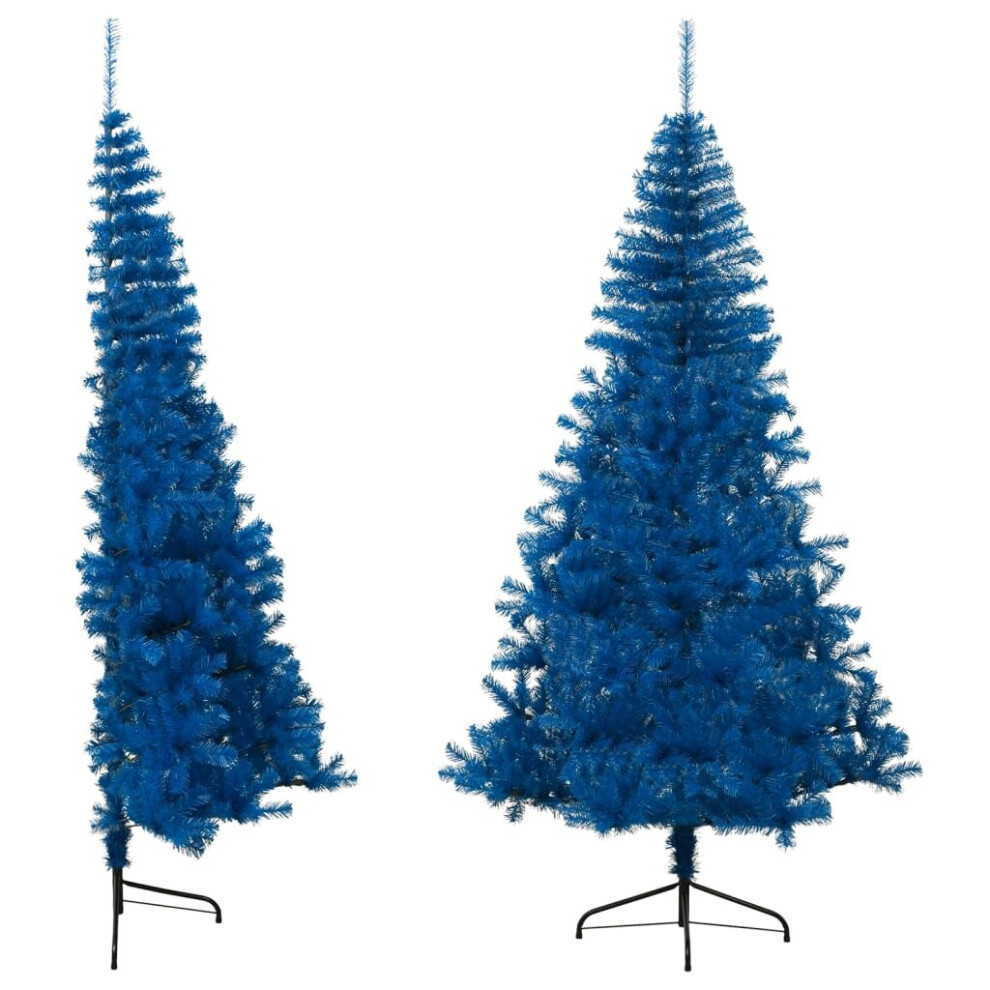 (Blue, 240 cm) vidaXL Artificial Half Christmas Tree with Stand Tree Multi Colours/Sizes