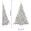 VidaXL (Silver, 210 cm) vidaXL Artificial Half Christmas Tree with Stand Decoration Artificial Tree 4