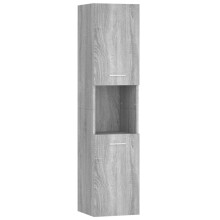 (Grey sonoma) vidaXL Bathroom Cabinet Washroom Storage Shelf Laundry Cabinet Engineered Wood