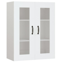 (White) vidaXL Hanging Wall Cabinet Storage Cabinet Wall Cupboard Floating Cabinet