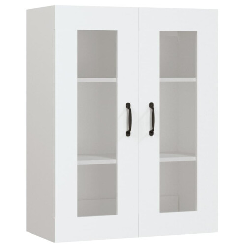 (White) vidaXL Hanging Wall Cabinet Storage Cabinet Wall Cupboard Floating Cabinet