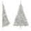 VidaXL (Silver, 240 cm) vidaXL Artificial Half Christmas Tree with Stand Decoration Artificial Tree 2