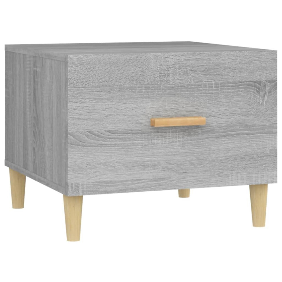 Vidaxl (Grey Sonoma, 1) 1/2X Coffee Table Engineered Wood Couch Accent End Table Multi Colours