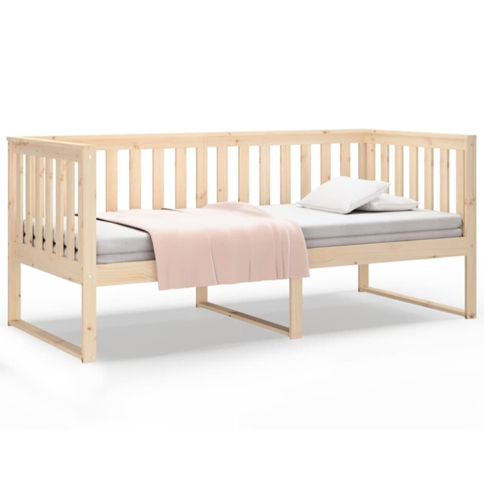 Vidaxl (, 90X200 Cm) Solid Wood Pine Day Bed Bedroom Furniture Multi Colours Multi Sizes Brown