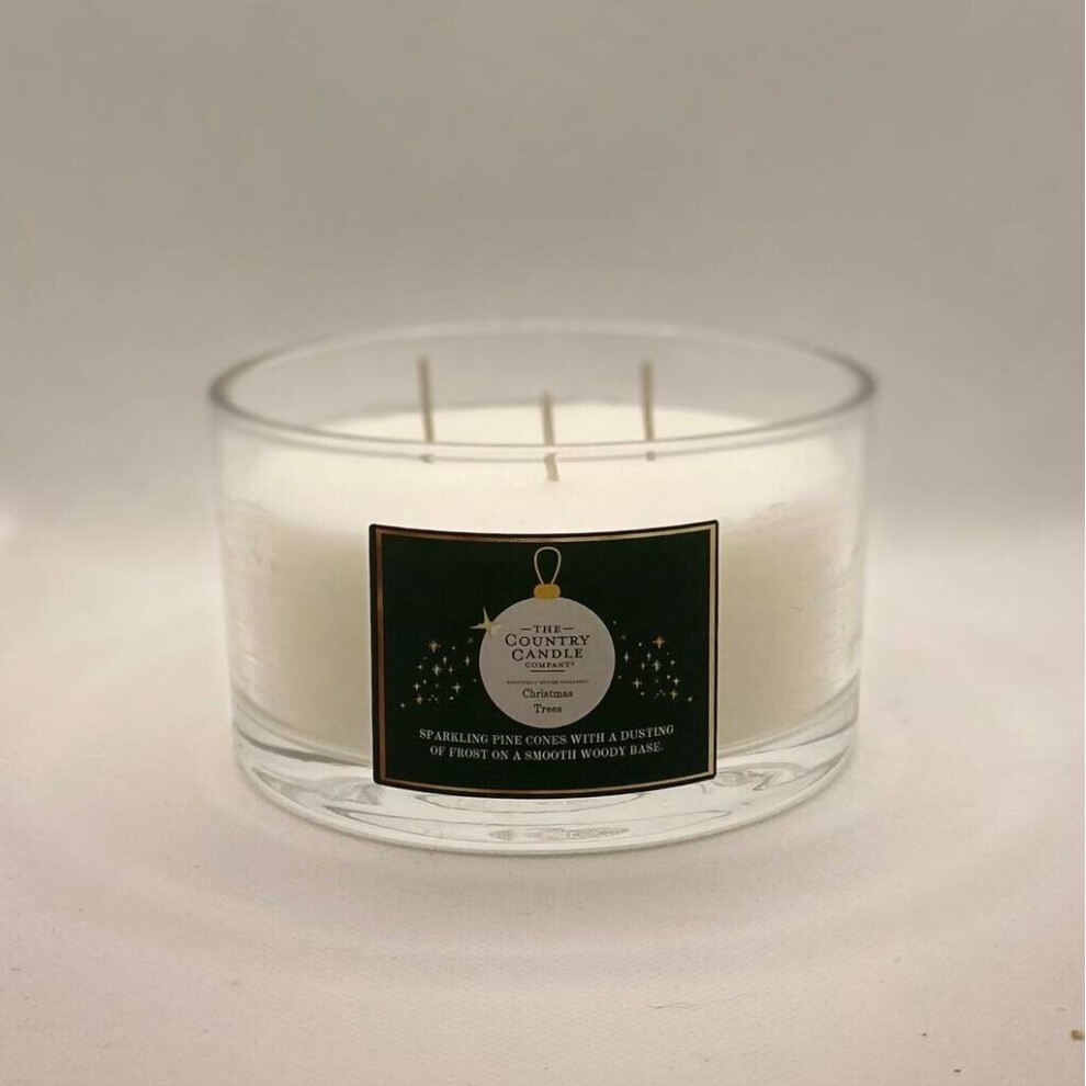 The Country Candle Company Triple Wick Candle - Christmas Trees