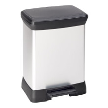 CURVER Metallabfallbehälter mit Pedal 30 L