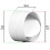 SPARES2GO Universal Tumble Dryer Non Return Flap Vent Duct Valve Connector (4" / 100mm) 2