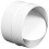 SPARES2GO Universal Tumble Dryer Non Return Flap Vent Duct Valve Connector (4" / 100mm) 10