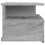 VidaXL (Grey, 2) vidaXL Floating Nightstand Wall Bedside Cabinet Hanging Shelf Engineered Wood 6