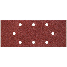 Wolfcraft (L) hojas de lija de corindón, grano 40,80,120; perforadas PACK 25