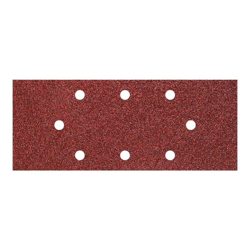 Wolfcraft (L) Hojas De Lija De Corindón, Grano 40,80,120; Perforadas Pack 25