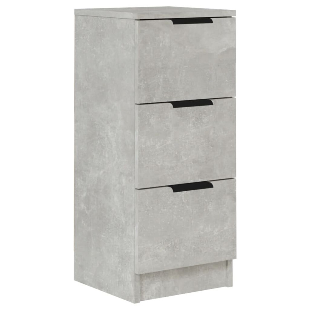 Vidaxl (Concrete 1) Sideboard Telephone Cabinet Nightstand Side Cabinet Engineered Wood Grey Size 1