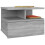 VidaXL (Grey, 2) vidaXL Floating Nightstand Wall Bedside Cabinet Hanging Shelf Engineered Wood 3