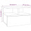 VidaXL (Grey, 2) vidaXL Floating Nightstand Wall Bedside Cabinet Hanging Shelf Engineered Wood 4