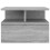 VidaXL (Grey, 2) vidaXL Floating Nightstand Wall Bedside Cabinet Hanging Shelf Engineered Wood 5