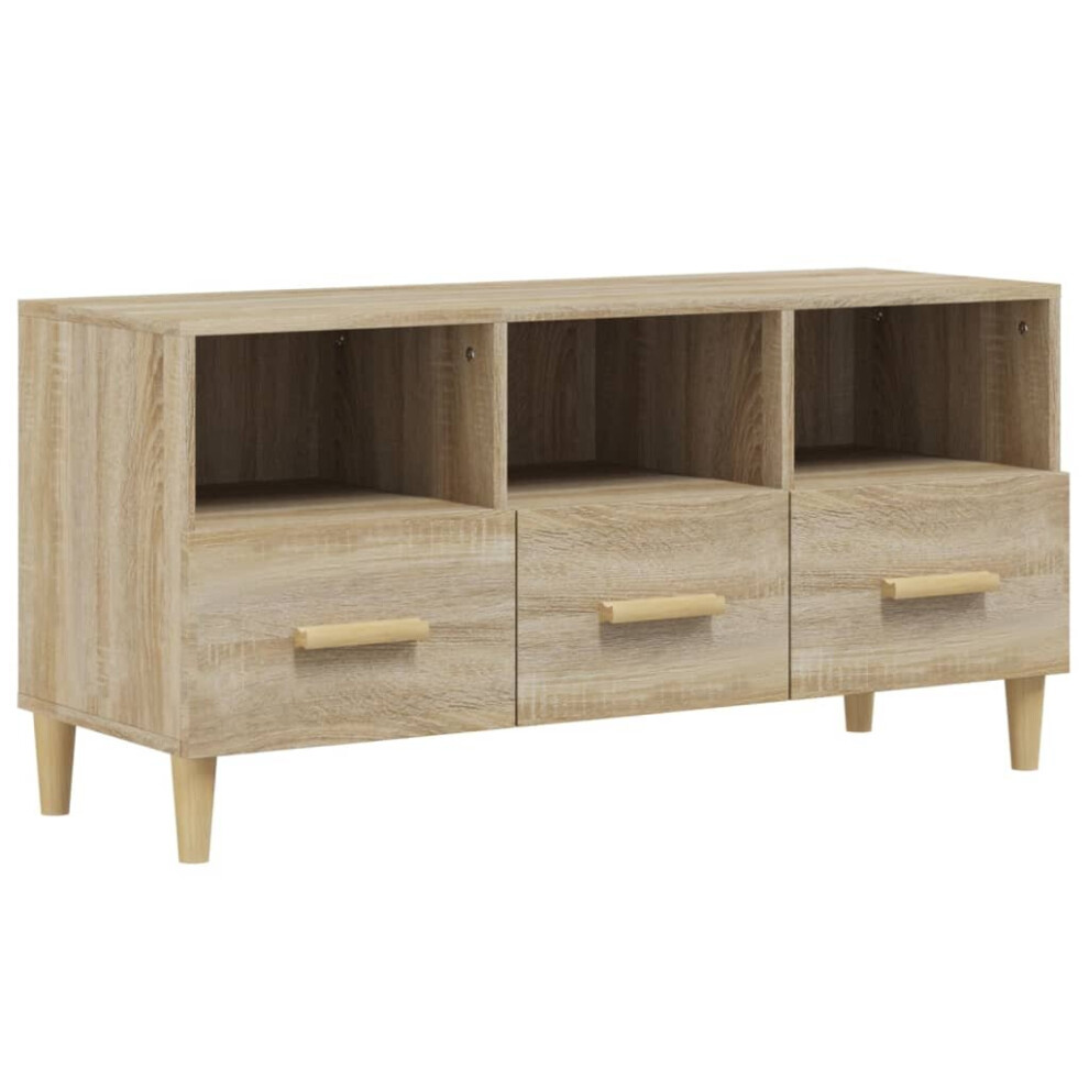 Vidaxl (Sonoma Oak) Tv Cabinet Engineered Wood Indoor Living Room Tv Unit Multi Colours