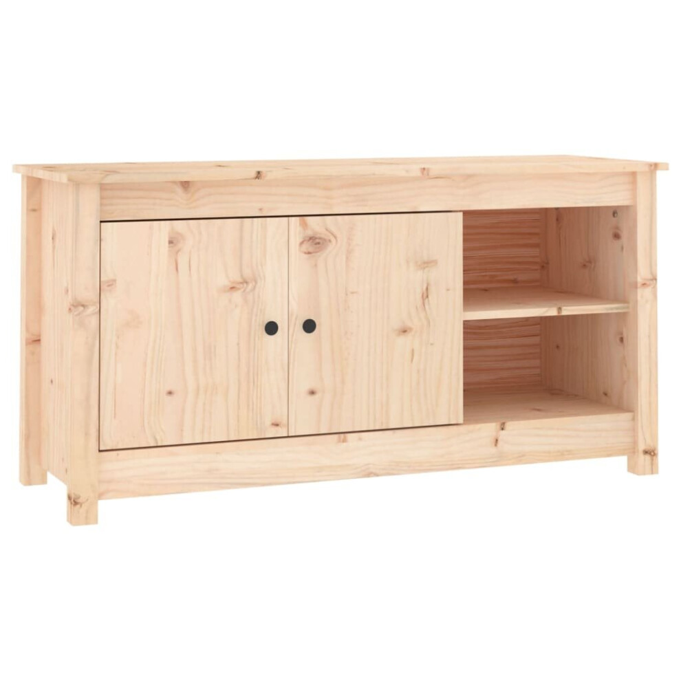 Vidaxl (Brown) Solid Wood Pine Tv Cabinet Tv Console Media Unit Cabinet Multi Colours Brown