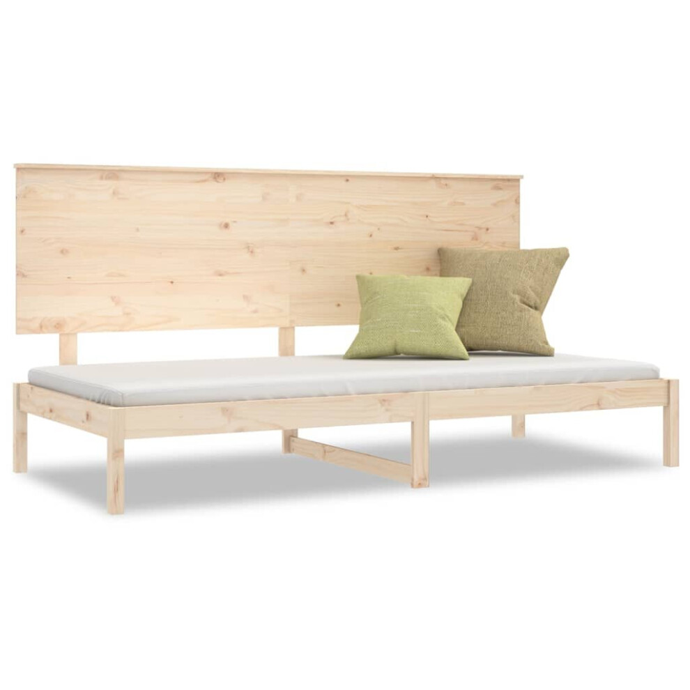 (Brown, 90 x 200 cm (W x L)) vidaXL Solid Wood Pine Day Bed Daybed Couch Multi Colours 80x200 cm/90x200 cm